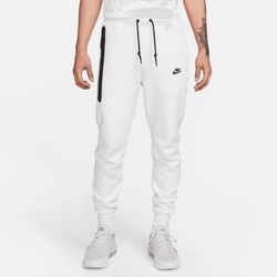 Men Pants - Nike Tech Fleece - Birch Heather-Black