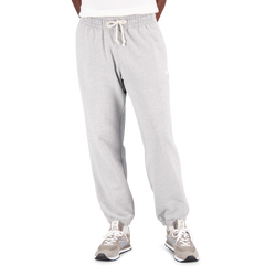 Men Pants - New Balance Athletics Remastered French Terry Sweatpants - Athletic Grey-Athlectic Grey