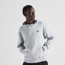 Men Hoodies - New Balance Hoops - Athletic Grey-Athletic Grey