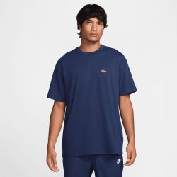 Men T-Shirts - Nike TN Patch Tee - Midnight Navy-Midnight Navy