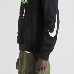 Men Hoodies - Nike Ja Morant - Black-Lime Blast