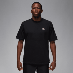 Men T-Shirts - Jordan Sneaker Patch Tee - Black-Black