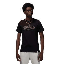 Men T-Shirts - Jordan Flight Essentials Arch Tee - Black-Lobster-Lobster