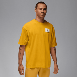 Men T-Shirts - Jordan Flight Essentials Wash Oversized Tee - Yellow Ochre-Yellow Ochre