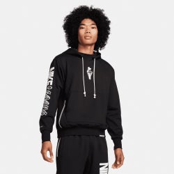 Men Hoodies - Nike Standard Issue - Black-Sail