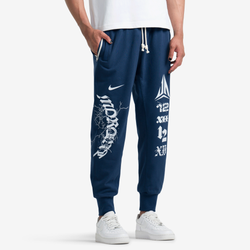 Men Pants - Nike Ja Morant Standard Issue Pants - Midnight Navy-Football Grey