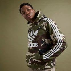 Men Hoodies - adidas Camo Hoodie - Wild Pine-White