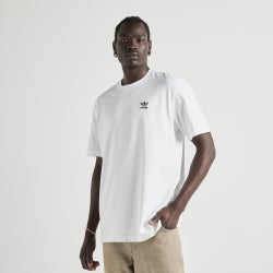 Men T-Shirts - adidas Classic Boxy Trefoil Tee - White-Black