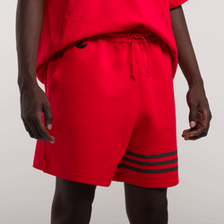 Men Shorts - adidas Street Neuclassics Shorts - Better Scarlet-Better Scarlet