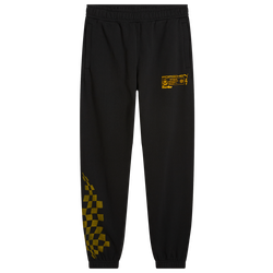 Men Pants - Puma Porsche Legacy Turbo Joggers - Black-Sport Yellow