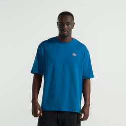 Men T-Shirts - Jordan Sneaker Patch Tee - Industrial Blue-Industrail Blue