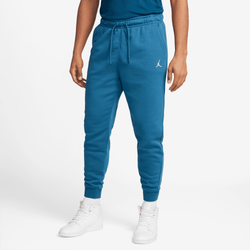 Men Pants - Jordan Brooklyn Fleece Sweatpants - Industrail Blue-White