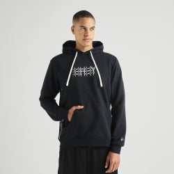 Men Hoodies - Nike Kevin Durant Dri-FIT Standard Issue Pullover Basketball Hoodie - Black-Sail