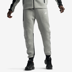 Men Pants - Nike Sportswear Tech Fleece Slim Fit Joggers - Dark Grey Heather-Black-White