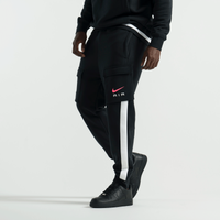 Nike air fleece pants black best sale