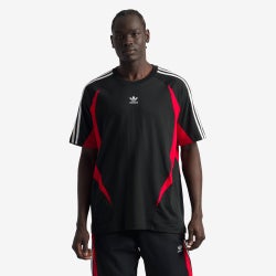 Homme T-Shirts - adidas Street - Black-Better Scarlet