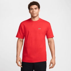 Men T-Shirts - Nike Tuned Patch Tee - University Red-University Red