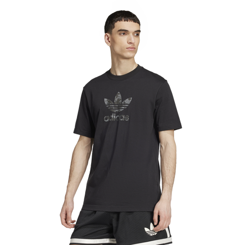 adidas Camo Trefoil Tee Image 1 of 5. Tap to open photo gallery.