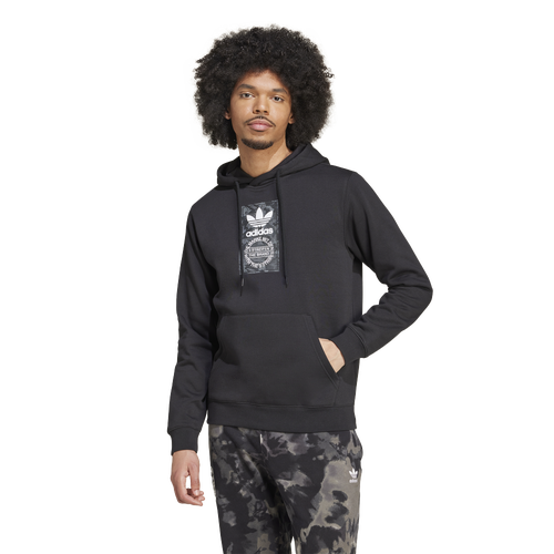 adidas Camouflage Trefoil Hoodie Image 1 of 5. Tap to open photo gallery.