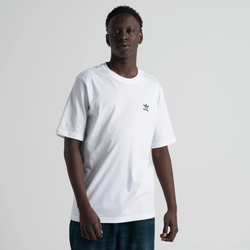 Men T-Shirts - adidas Essential Trefoil Tee - White-Black