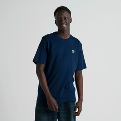 Men T-Shirts - adidas Essential Trefoil Tee - Navy-White