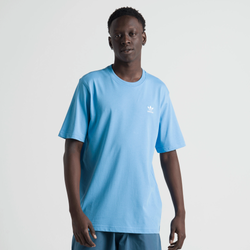 Men T-Shirts - adidas Essential Trefoil Tee - Light Blue-White