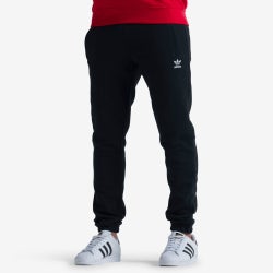 Men Pants - adidas Essential Trefoil Fleece Pant - Black-Black