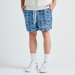 Men Shorts - Puma La France Mosaic Short - Light Blue-White