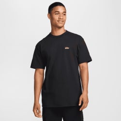 Men T-Shirts - Nike Tuned Patch Tee - Black-Black