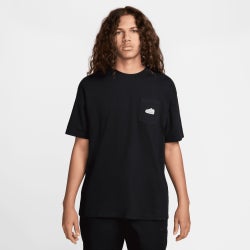 Men T-Shirts - Nike Af1 Pocket Patch Tee - Black-Black