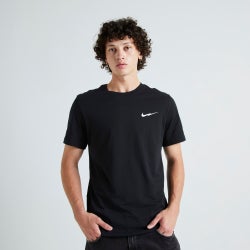 Men T-Shirts - Nike Club Bolt Tee - Black-White