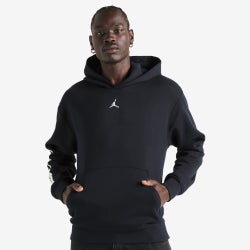 Men Hoodies - Jordan Flight MVP Fleece Hoodie - Black-Sail