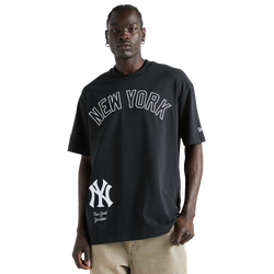 Men T-Shirts - New Era New York Oversize Tee - Black-White