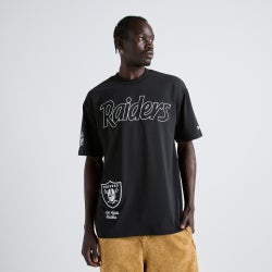 Men T-Shirts - New Era Raiders Oversize Tee - Black-White