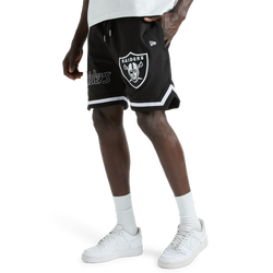 Men Shorts - New Era Raiders Bball Mesh Short - Black-White