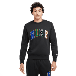 Men Sweatshirts - Nike Club Fleece - Black