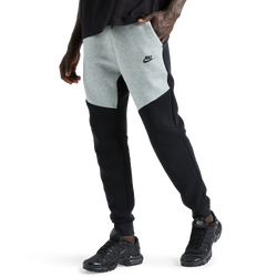 Men Pants - Nike Tech Fleece - Black-Dark Grey Heather