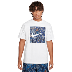 Men T-Shirts - Nike M90 Basketball Tee - White