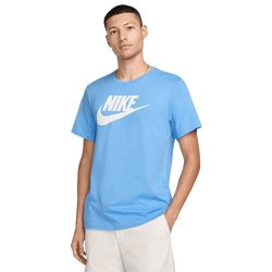 Men T-Shirts - Nike Futura Icon Tee - University Blue-White