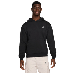 Men Hoodies - Jordan Essentials Fleece Hoodie - Black-White