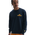 Nike Club Fleece Crew - Men Sweatshirts Obsidian-Univerisy Gold