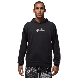 Men Hoodies - Nike Jordan MVP Pullover Fleece Hoodie - Off Noir