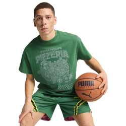 Men T-Shirts - Puma HOOPS x TMNT Basketball Tee - Vine