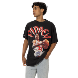 Men T-Shirts - Mitchell & Ness Blaze Tee - Black