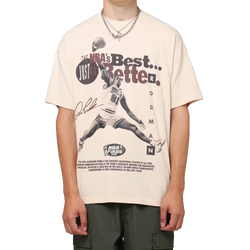 Men T-Shirts - Mitchell & Ness Greatness Tee - Whisper Pink