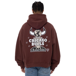 Men Hoodies - Mitchell & Ness Championship Hoody - Rum Raisin