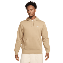 Men Hoodies - Nike Sportswear Club Fleece Pullover Hoodie - Parachute Beige