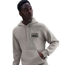 Men Hoodies - Nike Sportswear Club Fleece Pullover Hoodie - College Grey