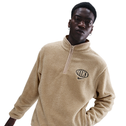 Men Sweatshirts - Nike Club Fleece Crew - Grain
