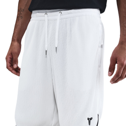 Men Shorts - Nike Kobe Pleated Basketball Shorts - White-Game Royal